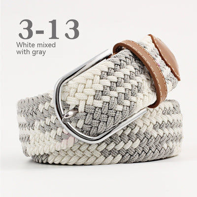 Cinturón Tejido Elástico Corrugado Multiuso Casual para Mujer - Image 23