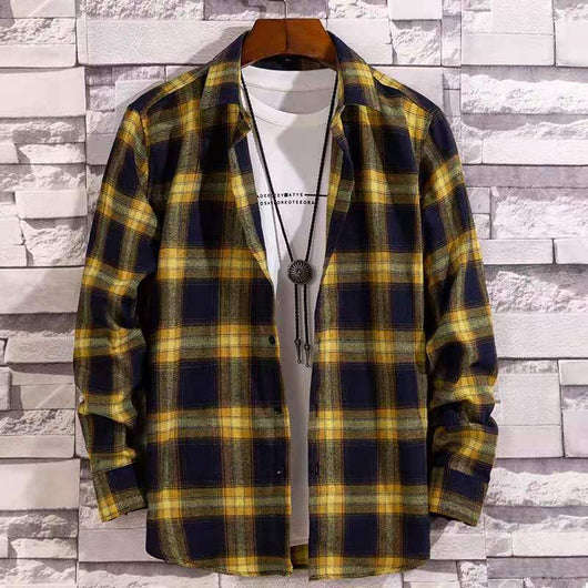 Camisa Casual de Manga Larga para Hombre - Talla Grande - Image 9