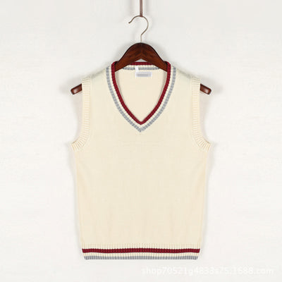 Chaleco de Lana Gruesa con Cuello en V para Hombre - Image 8