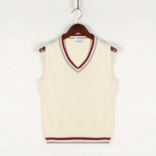 Chaleco de Lana Gruesa con Cuello en V para Hombre - Image 8