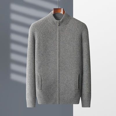 Cardigan Cuello Alto con Cierre Acolchado para Hombre - Image 3