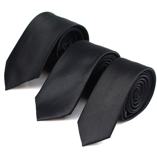 Corbata Negra Ultra Delgada 6cm - Elegancia Casual Profesional - Image 10