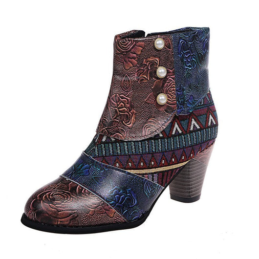 Botas Martin Bohemias Estilo Étnico para Mujer - Image 5