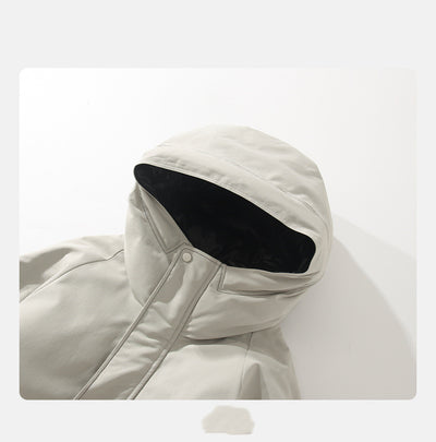 Chaqueta de Plumas de Pato Blanco Suelta para Hombre - Estilo Invernal Elegante - Image 15