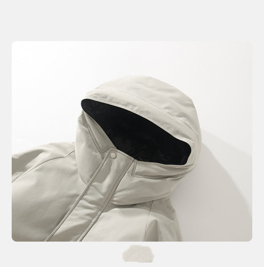 Chaqueta de Plumas de Pato Blanco Suelta para Hombre - Estilo Invernal Elegante - Image 15