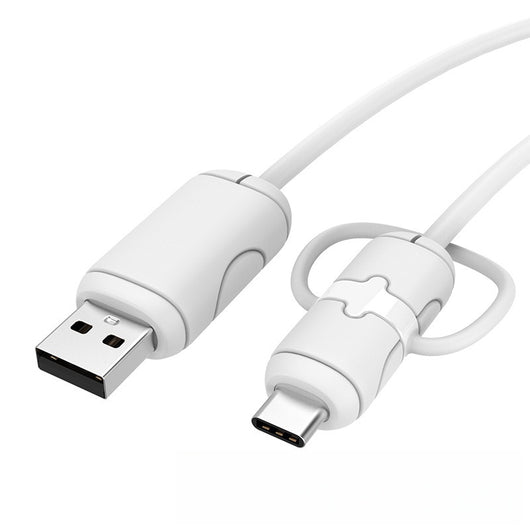 Cable de Datos Multiespecificación con Funda Protectora de Silicona y Correa de Almacenamiento - Image 2
