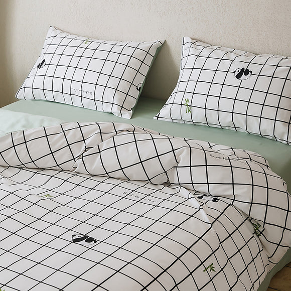 Juego de Cama 4 Piezas 100% Algodón con Estampado