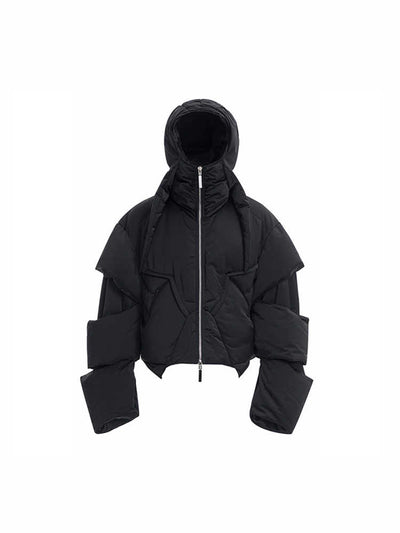 Chaqueta Acolchada Desmontable Space Pilot 90 Plumón de Pato Blanco para Niños - Image 15