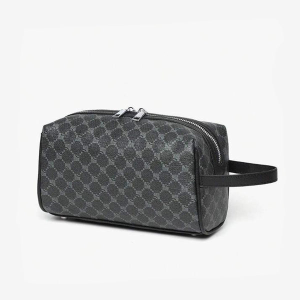 Bolsa de Aseo Deportiva de Gran Capacidad - Diseño Casual con Estampado PU para Hombre - Image 5