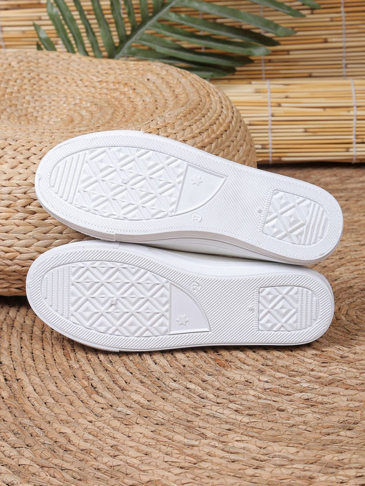 Zapatos Blancos Casuales Slip-On Cómodos y Versátiles - Image 27