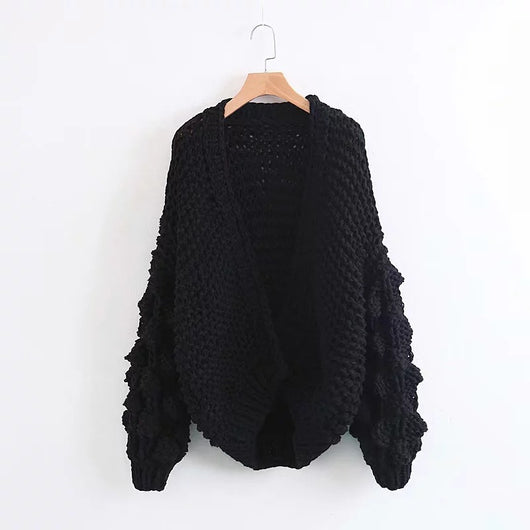 Cardigan Multicolor de Punto Suave - Estilo Europeo Relajado - Image 9