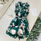 Jumpsuit Elegante sin Mangas con Cuello y Estampado Floral