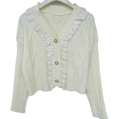 Cardigan Holgado Estilo Universitario para Mujer - Image 77