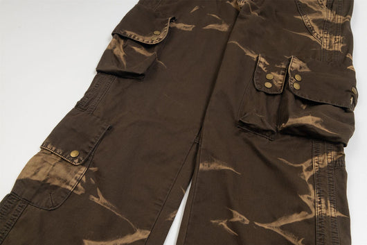 Pantalones Cargo Rectos Oversized Estilo Retro Otoñal - Image 26
