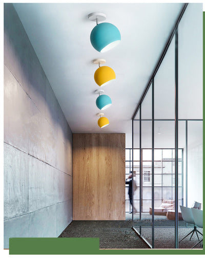 Lámpara LED de Techo Macaron para Pasillos - Luz Moderna en Hierro - Image 20