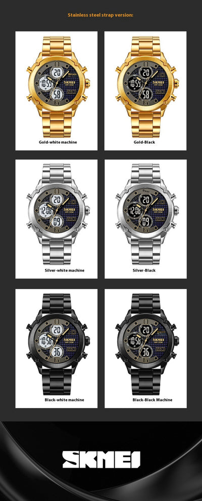 Reloj Deportivo Hombre Doble Movimiento Electrónico Multifuncional - Image 23