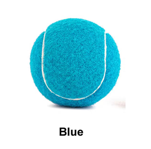 Pink rubber pet tennis ball, bite-resistant, for dogs to play fetch and chew. - Image 10