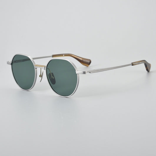 Gafas Vintage Redondas en Titanio Ultra Ligero Puro - Image 12
