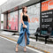 Falda Sirena Denim Cintura Alta Media Pierna