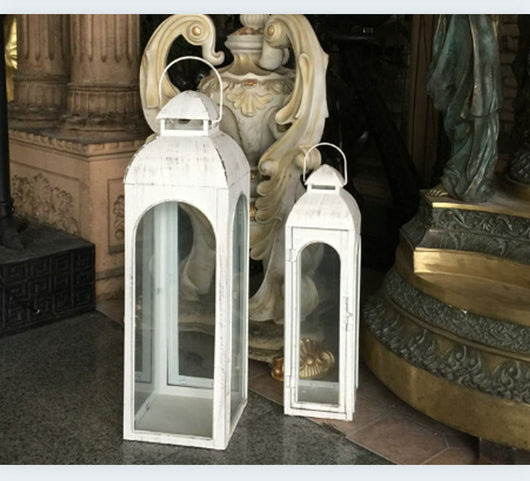 Linterna Portátil de Vidrio y Hierro para Exterior - Farol Resistente al Viento - Image 12