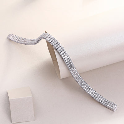 Pulsera Cadena Radiance - Plata S925 con Moissanita Premium - Image 3