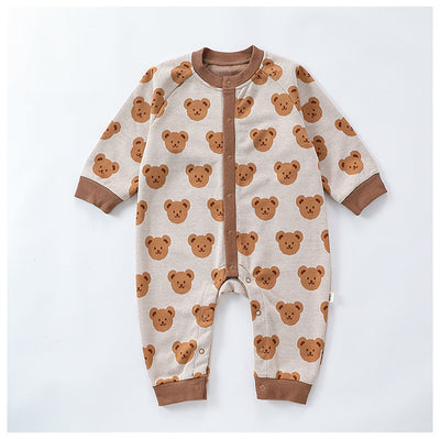 Mameluco Tejido de Otoño para Bebé con Diseño de Osito - Image 16