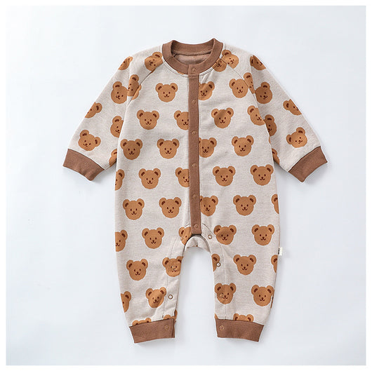 Mameluco Tejido de Otoño para Bebé con Diseño de Osito - Image 16