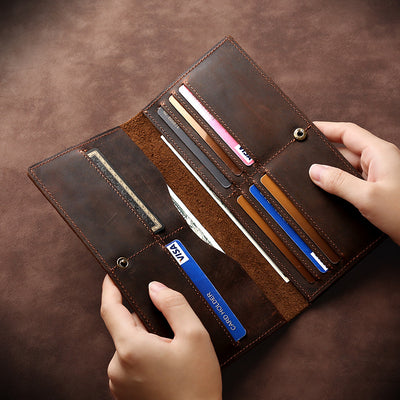 Billetera Larga de Cuero Genuino para Hombre - Portacédulas con Diseño Premium - Image 4