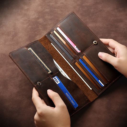 Billetera Larga de Cuero Genuino para Hombre - Portacédulas con Diseño Premium - Image 4