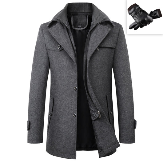 Abrigo de Lana para Hombre Elegante y Cálido - Image 6
