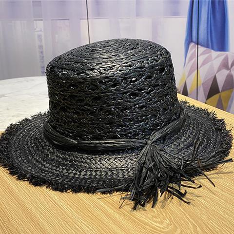 Sombrero de Paja Calado para Mujer - Gorro Playero Transpirable
