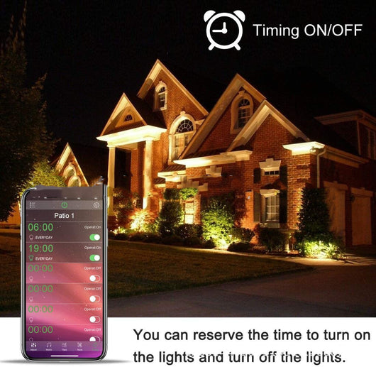 Foco LED Inteligente Bluetooth IP66 RGBW para Jardín - Image 4