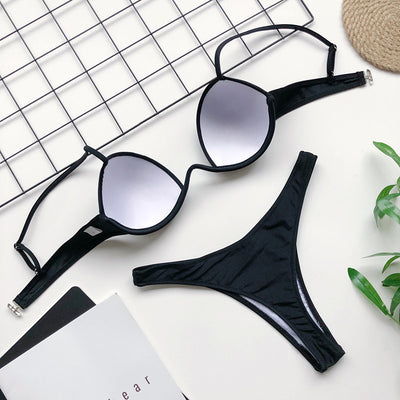 Bikini con Copa Rígida y Fruncido - Image 18