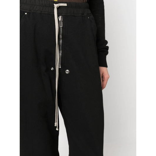 Pantalones Holgados de Punto Doble Línea para Parejas - Unisex Pierna Recta Ancha - Image 5