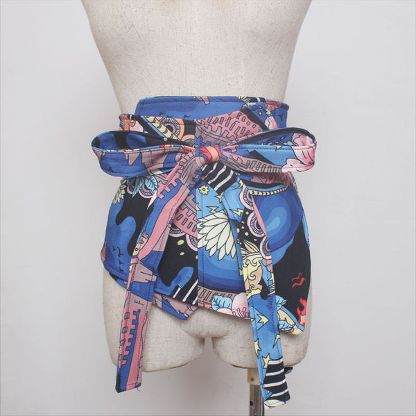 Traje Estampado Abstracto Coordinado para Mujer