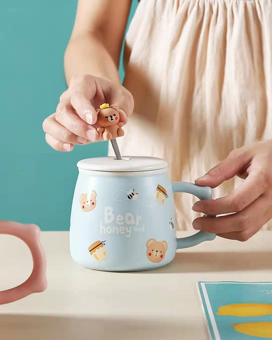Juego de Tazas de Cerámica con Diseño Infantil - Image 4