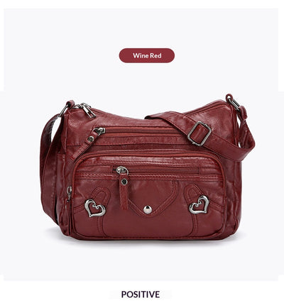 Bolso Bandolera de Lujo Versátil con Diseño Multicapas Espacioso - Image 22
