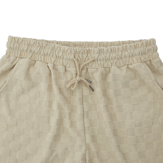 Conjunto de Shorts Sueltos a Cuadros Jacquard Estilo Casual - Image 16