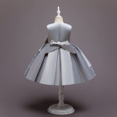Vestido Princesa Niña Colores Lisos - Ideal para Cumpleaños y Eventos - Image 15