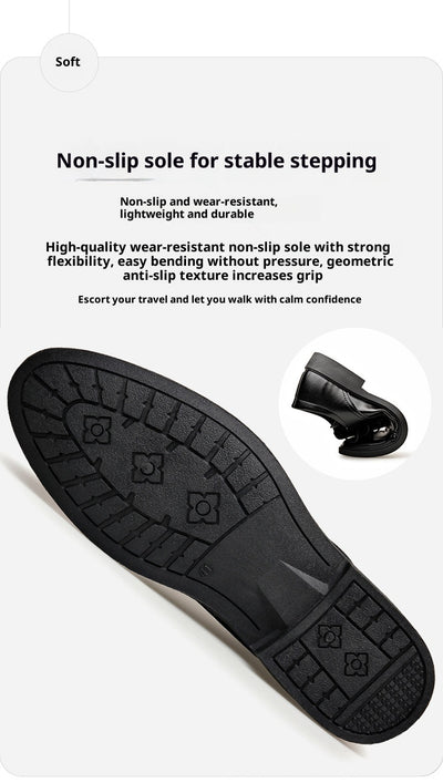 Zapatos de Cuero Casual-Formal Estilo Británico para Jóvenes - Image 8