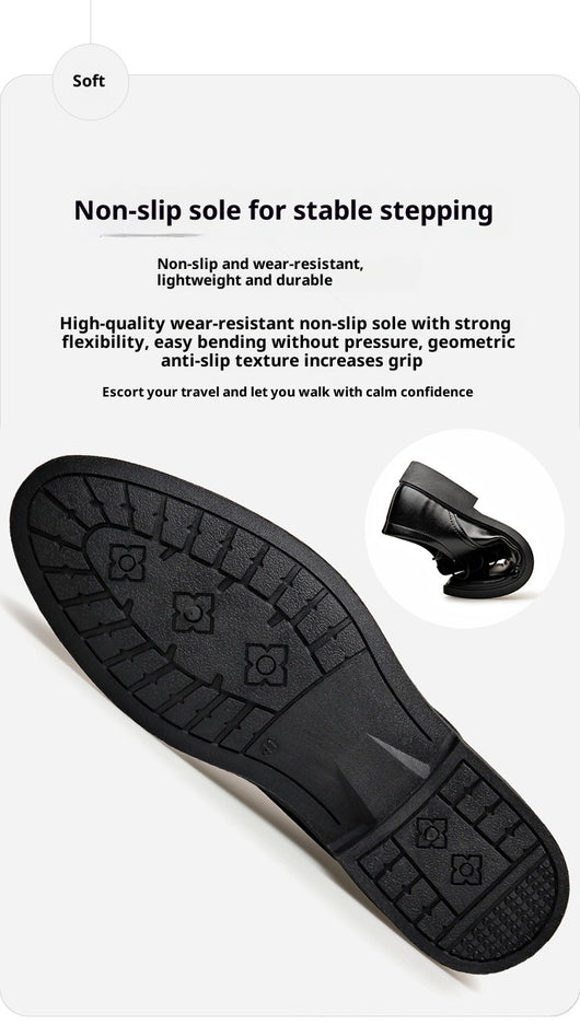 Zapatos de Cuero Casual-Formal Estilo Británico para Jóvenes - Image 8