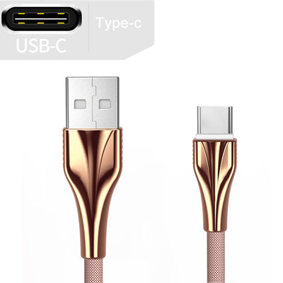 Cable de Datos Trenzado de Aleación de Aluminio para Móvil - Image 3