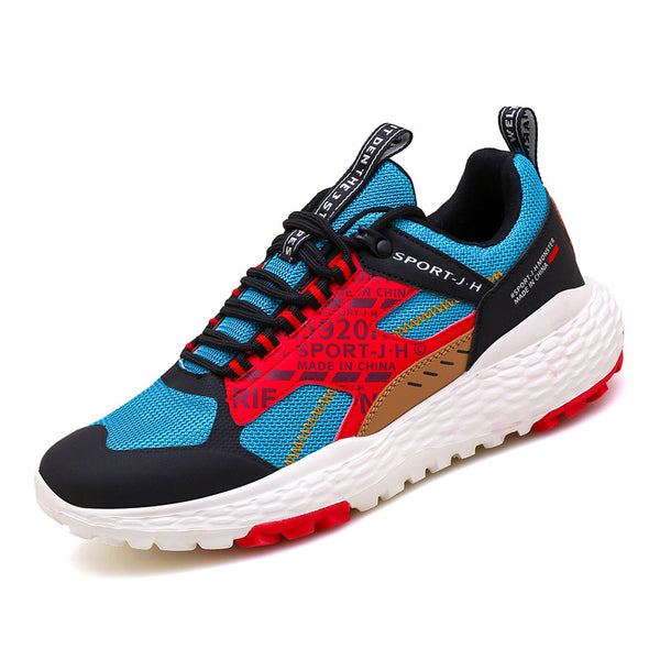 Zapatos Deportivos Tejidos para Hombre con Punta Redonda