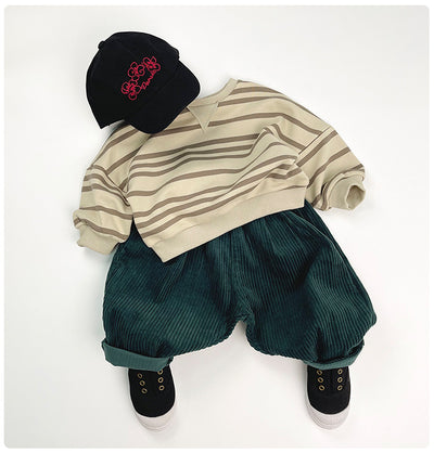 Playera Casual Oversize para Niños y Niñas con Hombros Caídos - Image 14