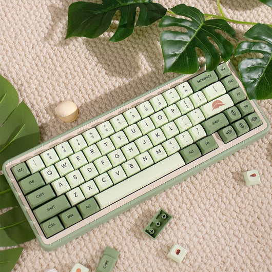 Teclado Mecánico 124 Teclas Matcha - Keycaps PBT Sublimados