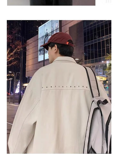 Cardigan Oversized Suelto de Manga Larga para Hombre - Image 15