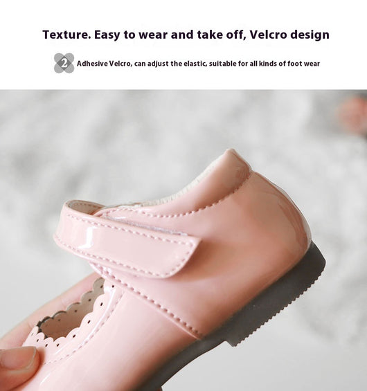 Zapatos de Tacón Bajo para Niñas con Moño - Cuero Elegante Primavera Otoño - Image 17
