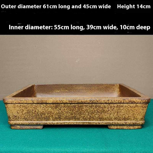 Maceta Rectangular Yixing de Cerámica Zisha Fina - Diseño Minimalista - Image 2