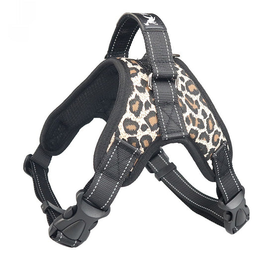 Blue and black mesh dog harness with adjustable straps, a D-ring for leash attachment, and a quick-release buckle. - Image 8
