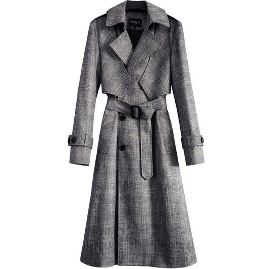 Gabardina Larga Elegante Hasta la Rodilla - Image 2